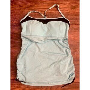Lululemon Blue Ruched Tank Top